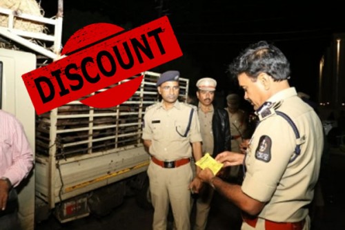 Telangana provides discounts of 60 to 90 Percentage on traffic fines